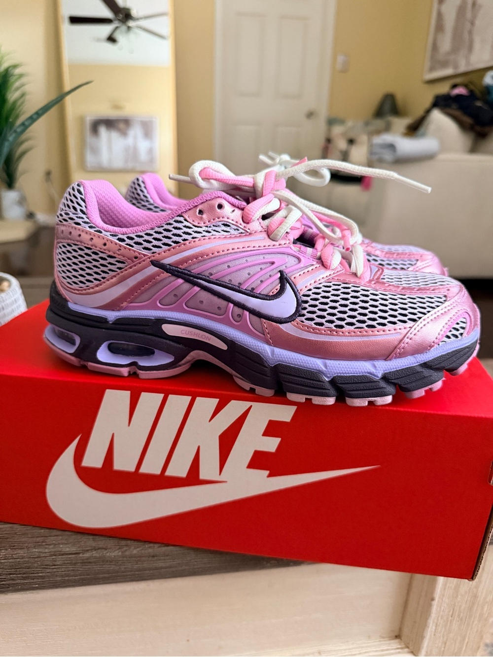Nike Pink and Purple Women's Athletic Running Shoes